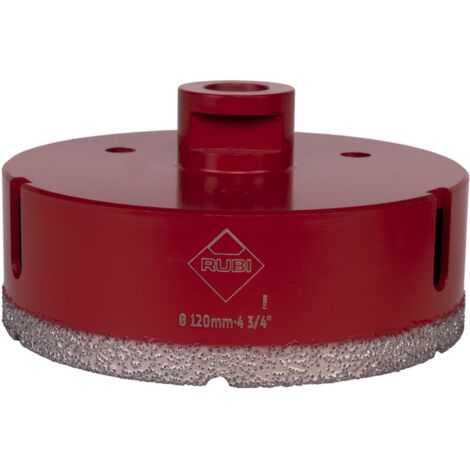 Rubi – Trépan diamanté Drygres 120 mm M14 pour grès cérame et marbre – Longue durée – 57908