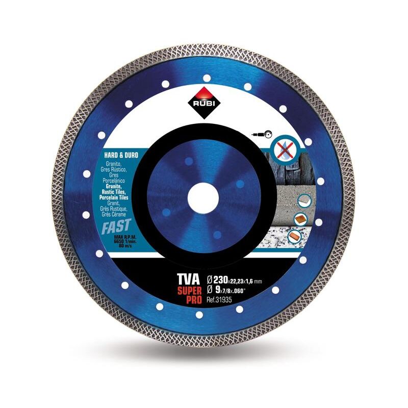 Rubi - Turbo viper disque diamanté pour matériau dur tva 230 superpro 31935