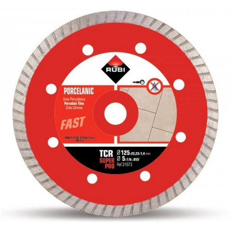 Rubi - Diamantscheibe Tcr 125 Superpro R31973