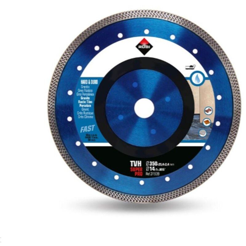 Rubi - 31939 TVH-350 superpro Disco Diamante Material Duro Turbo Viper - ref: 31939