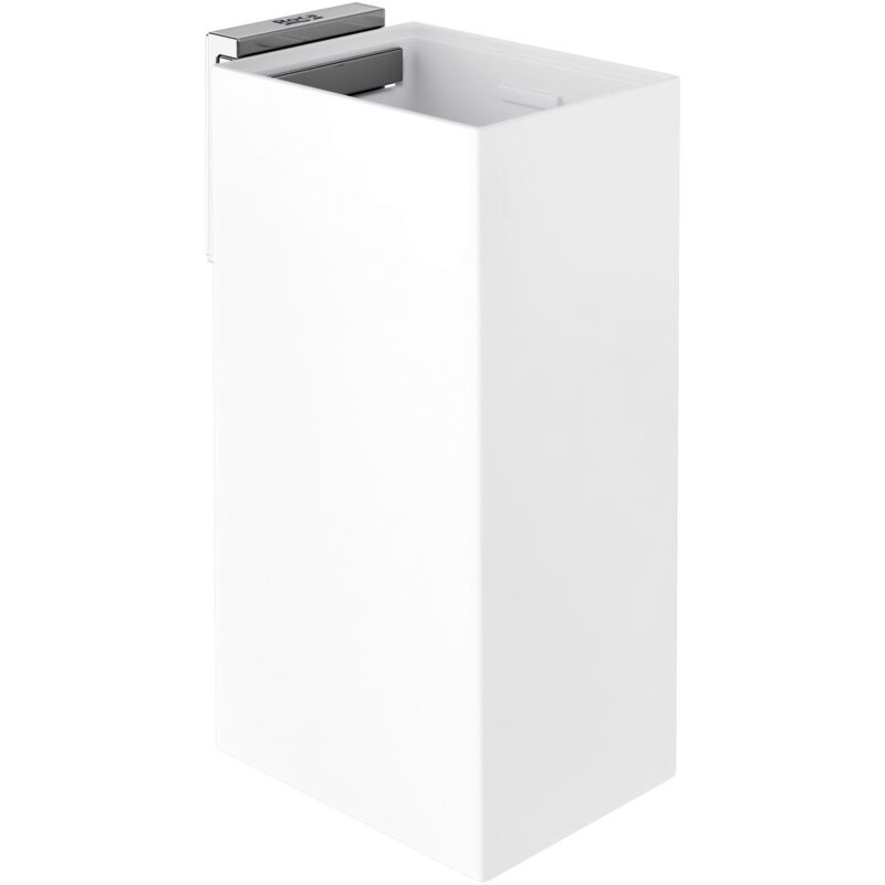 Rubik Roca Porte-verre mural pour salle de bains Couleur : Blanc