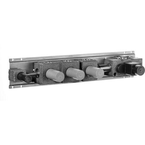 Rubinetteria Fantini 1900D213A Corpo Incasso Termostatico Orizzontale Milano, Grigio