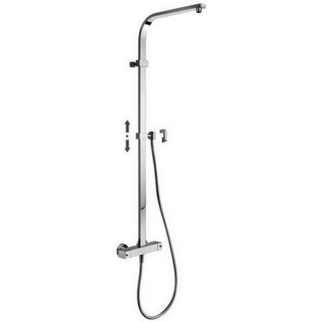 RUBINETTERIA PAFFONI City colonna doccia fissa rettangolare codice prod: ZCOL665CRX