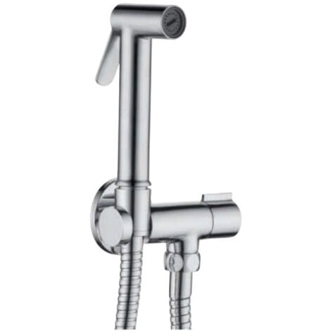 RUBINETTERIA PAFFONI KIT BIDET MISCELATORE BIDET CON RUBINETTO INCLUSO SUPPORTO/DOCCETTA FLEX 120 CM CROMATO codice prod: ZDUP109CR