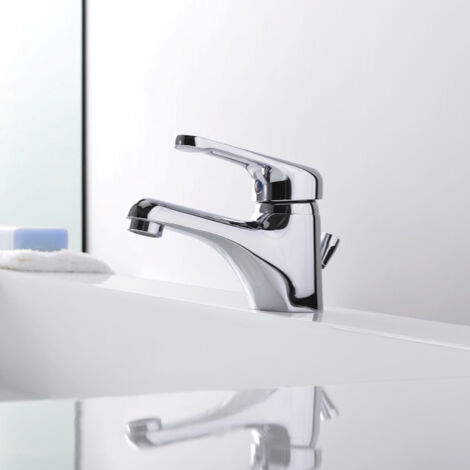RUBINETTERIA PAFFONI NETTUNO miscelatore lavabo cromato con piletta codice prod: NT075CR