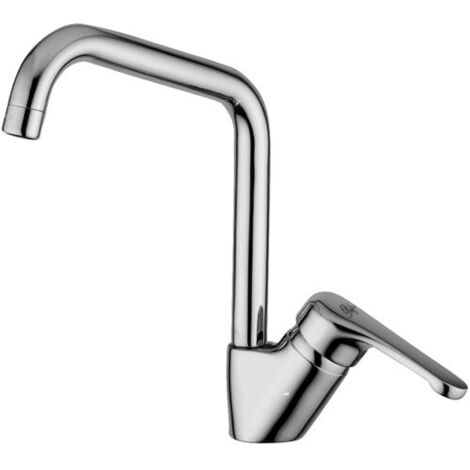 Paffoni SK190ST 3 VIE Stick Miscelatore cucina a 3 vie per acqua filtrata -  steel looking (sistema filtrante non incluso)