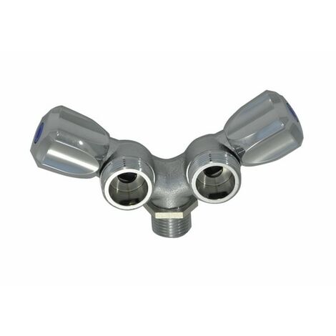 Rubinetteria - Rubinetto lavatrice squadra Doppia Y M1/2 - DIFF : 99391