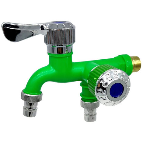 Rubinetto Per Lavatrice A Doppio Controllo - Valvola Angolo In Lega, G1/2" - Foto 7