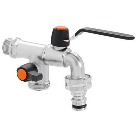 RUBINETTI C/DEVIAT.METAL JET 1/2"""  -9625