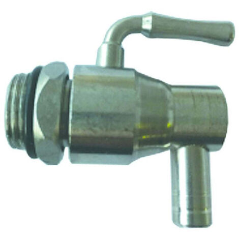 Rubinetti con dado a leva acciaio inox per fusti e serbatoi - m 1/2