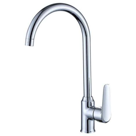 Rubinetti da cucina, rubinetti girevoli per acqua calda e fredda, rubinetti per lavello in acciaio inossidabile