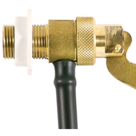 rubinetto a galleggiante con asta piatta in ottone attacco 3/4" pvc per cassetta