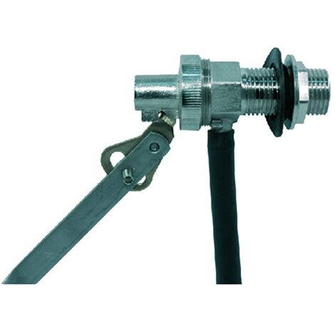 rubinetto a galleggiante con asta piatta inox attacco 1/2" in pvc per cassetta