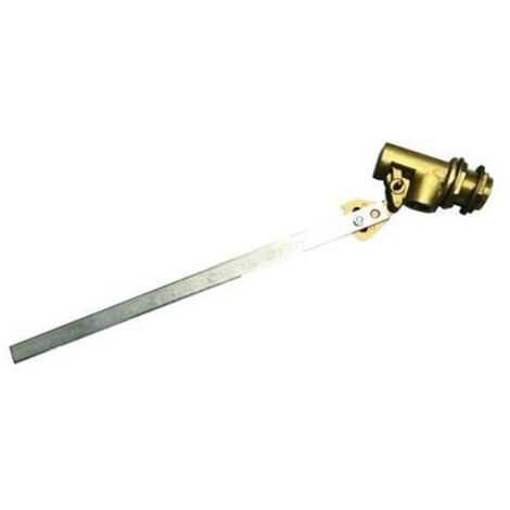 RUBINETTO A GALLEGGIANTE CORPO OTTONE ASTA PIATTA INOX M 3/4"mm.300 - ø mm.8