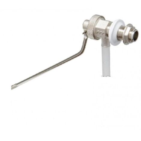 RUBINETTO A GALLEGGIANTE SILENZIOSO IN OTTONE STAMPATO - TIPO C 3/8  - 225 mm