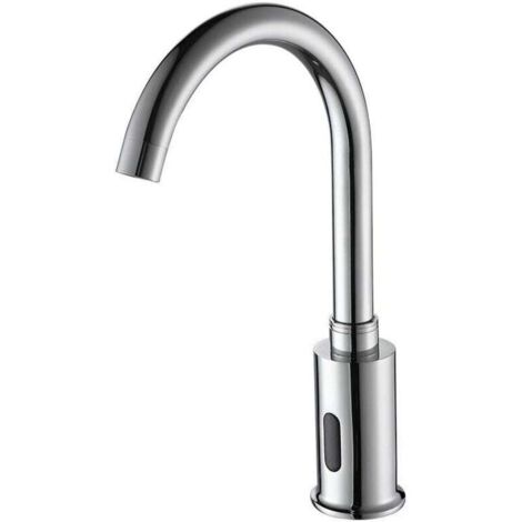 Rubinetto a induzione automatico con uscita intelligente dell'acqua calda e fredda a infrarossi.