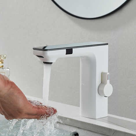 Rubinetto Intelligente Automatico Con Sensore A Infrarossi Senza Contatto Per Lavello Del Bagno O Della Cucina, Rubinetto Per Acqua Fredda Montato Sul | Leroy Merlin - 8