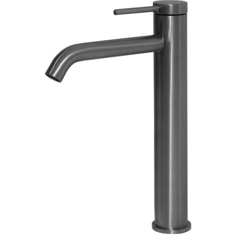 Rubinetto a lavabo alto, grigio antracite
