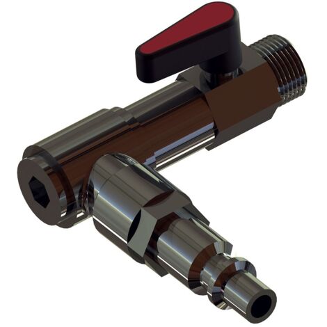 RUBINETTO A LEVA per motocompressore