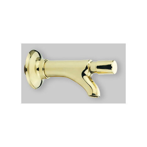 Rubinetto A Pulsante Semplice Ottone Giallo 1/2"