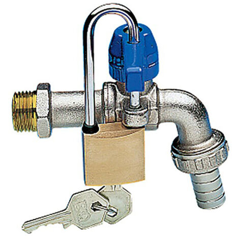 RUBINETTO A SFERA CON PORTAGOMMA CON LUCCHETTO- 1/2- ENOLG- pezzi 1
