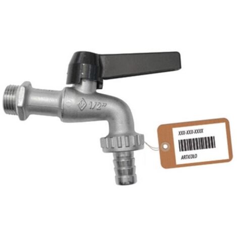 RUBINETTO A SFERA CON PORTAGOMMA F-BRICO 3/4&quot  DN 14  PN 16