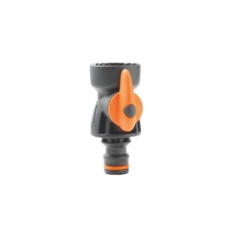 RUBINETTO A SFERA CON REGOLATORE DI FLUSSO- - F ø 3/4 mm.20x27 - blister - 80005001 - 10 blister GF