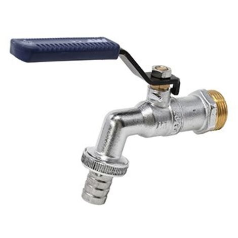 Rubinetto a sfera da giardino PN16 raccordo per tubo flessibile esportazione ø¾ x ¾ in