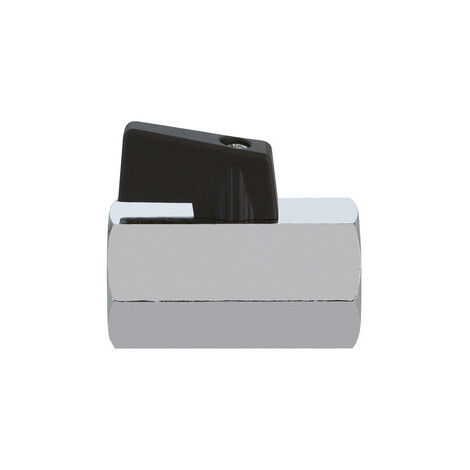 Rubinetto a sfera femmina femmina con levetta nera 3/4"  dn 12  pn 10
