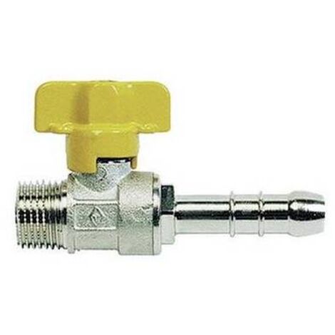 RUBINETTO A SFERA GAS CON PORTAGOMMA M 1/2 x 0,9 Gpl DN 10