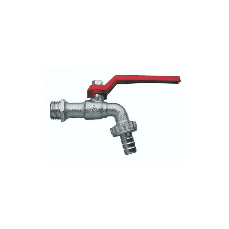 Robinet à boisseau sphérique en laiton nickelé