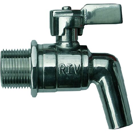 RUBINETTO A SFERA INOX CON LEVA 1