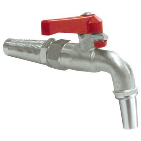 RUBINETTO A SFERA PER BOTTE CON BECCO mm. 16 6 PZ