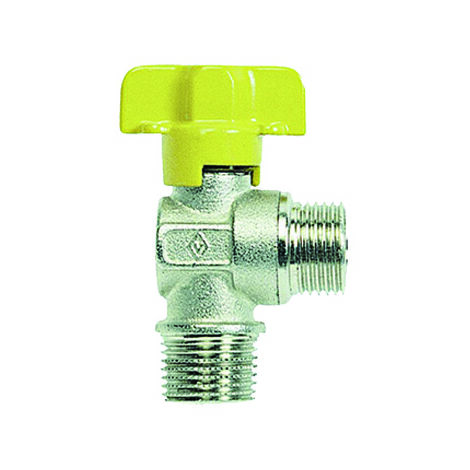 Rubinetto a sfera per gas squadra mm 1/2" dn 10