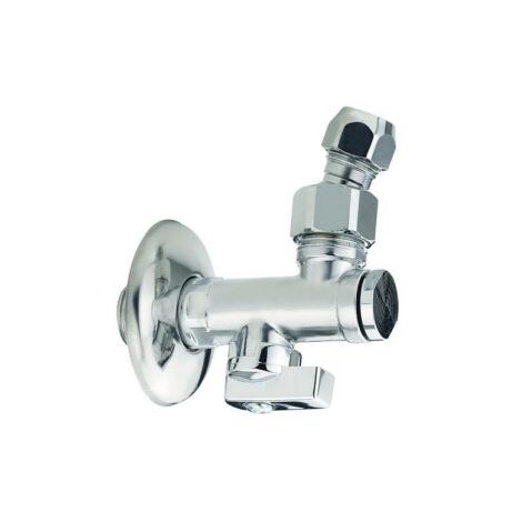 Rubinetto a sfera per monofori con snodo Idral 0188/1  Cromato - Ottone