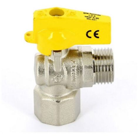 RUBINETTO A SFERA SQUADRA FEMMINA ISO 7   MASCHIO ISO 228 1/2&quot x 1/2&quot