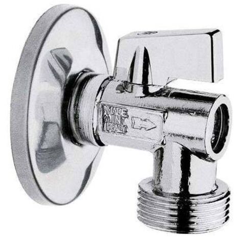 RUBINETTO A SFERA X LAVATRICE 706 ITAP - OTTONE CROMATO 1/2MX3/4M - 10 pezzi
