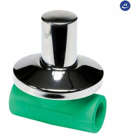 Rubinetto arresto incasso a vitone in polipropilene serie tigris green ø20 WAVIN
