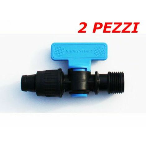 RUBINETTO ARRESTO PER MANICHETTA M.1/2 PER 16 PZ 2 TAPE TUBO GOCCIOLANTE (23043)
