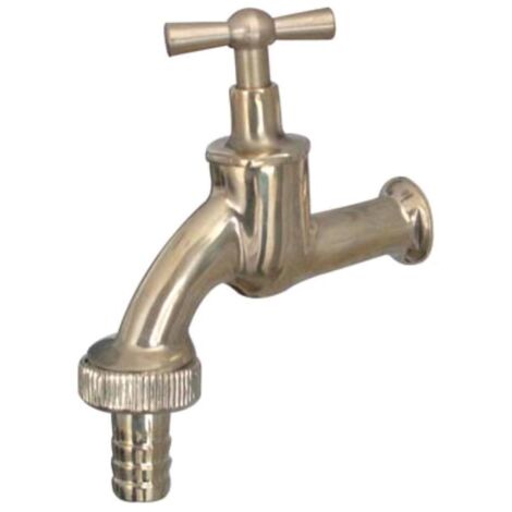 Rubinetto Artistico Per Fontana A Vite Classic Domus Ottone 1/2M Mm 25 - 1 Pz