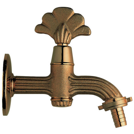 Rubinetto artistico per fontanelle finitura bronzo spazzolato Idral 005/PN-BR  Cromato - Ottone