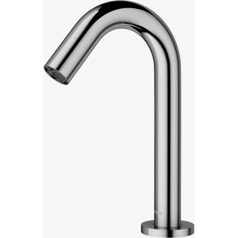 Rubinetto automatico per lavabo da appoggio, acqua fredda cromato - Corbeau