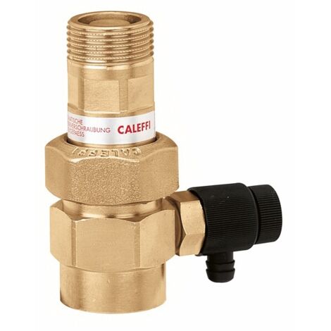 Rubinetto automatico per vasi di espansione, con rubinetto di scarico Caleffi 558510  3/4”