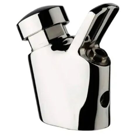 Rubinetto beverino cromato a pulsante con zampillo installazione da appoggio 3/8" m
