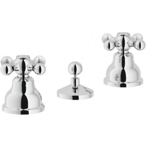 Rubinetto Bidet con 3 Fori Nobili serie Grazia finitura Cromo art. GRC5015/CR