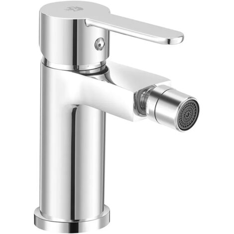 Rubinetto bidet cromato con scarico serie Iole