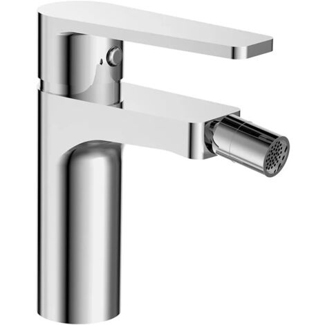 Rubinetto bidet cromato serie Recta