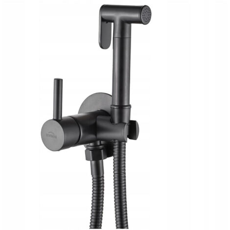 Rubinetto bidet nascosto, nero