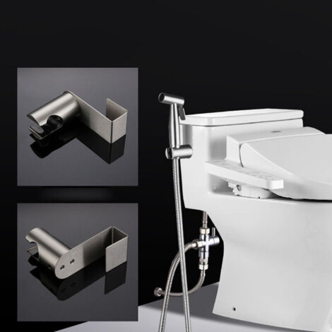 Rubinetto bidet portatile, spruzzatore per WC, bidet con acqua calda, accessori bidet, accessorio doccia WC in acciaio inox per lavabo o WC