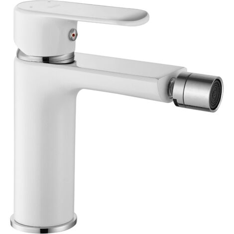 RUBINETTO BIDET REA BLOOM WHITE CHROM